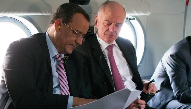 Ismail Ould Cheikh Ahmed and David Nabarro