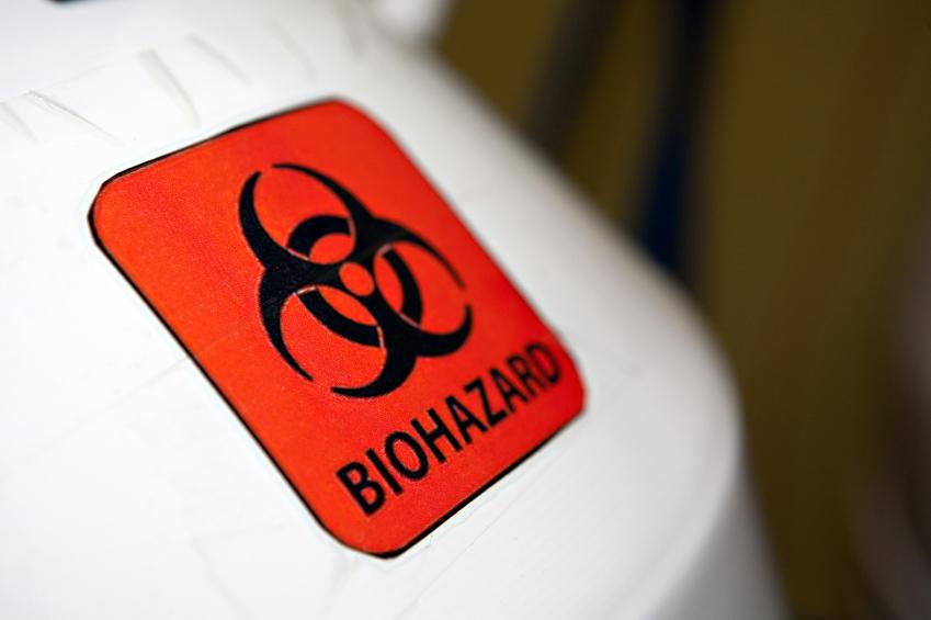 Biohazard container