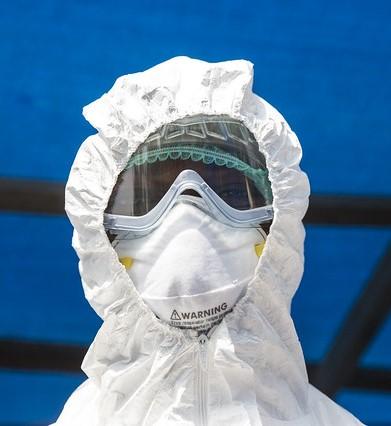 Ebola health worker