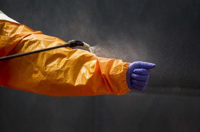 Ebola personal protective equipment decontamination