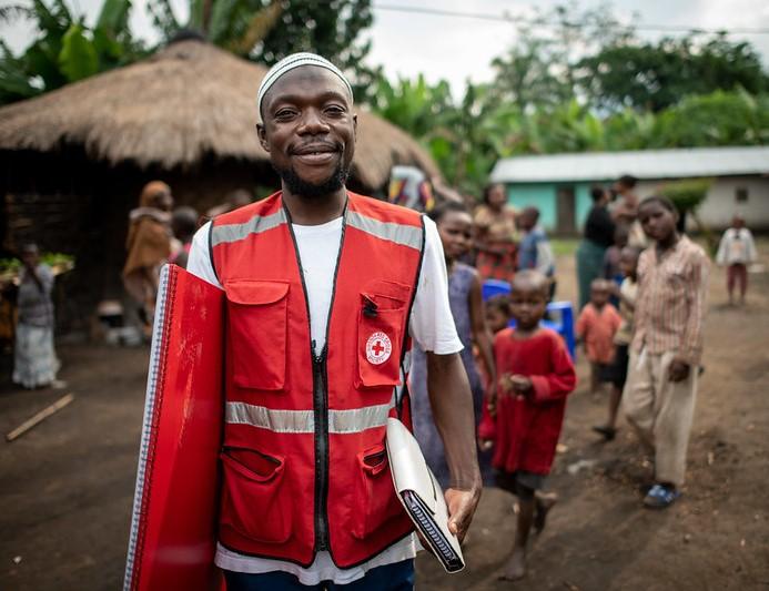 Red Cross Ebola worker