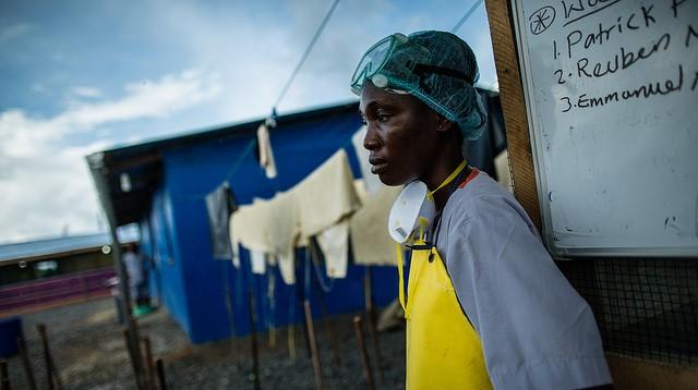 Healthcare worker in Liberia
