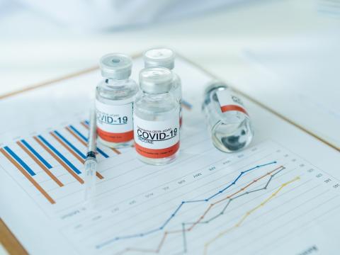 COVID vax vials and data