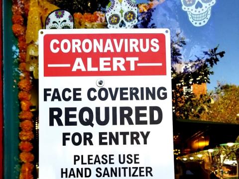 Coronavirus sign
