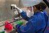Lab worker with H7N9 virus