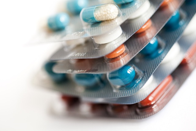 Packets of antibiotics