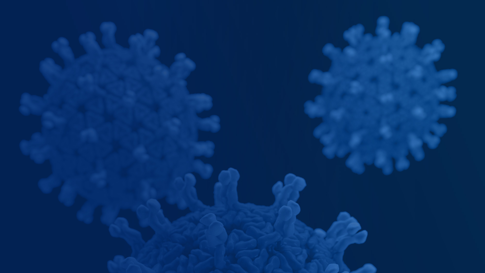 Rotavirus virons - Blue