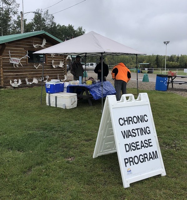 CWD program sign