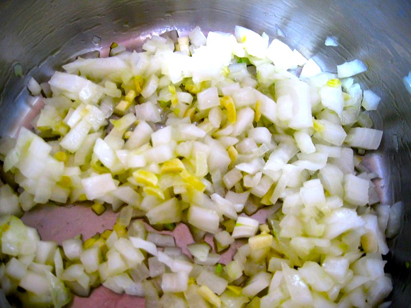 diced onions