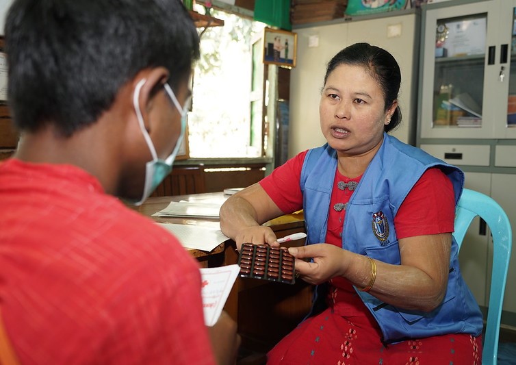 Dispensing tuberculosis medication