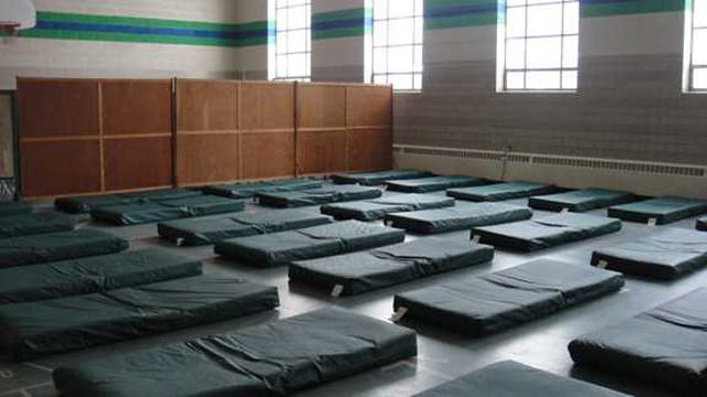 Shelter for unhoused people