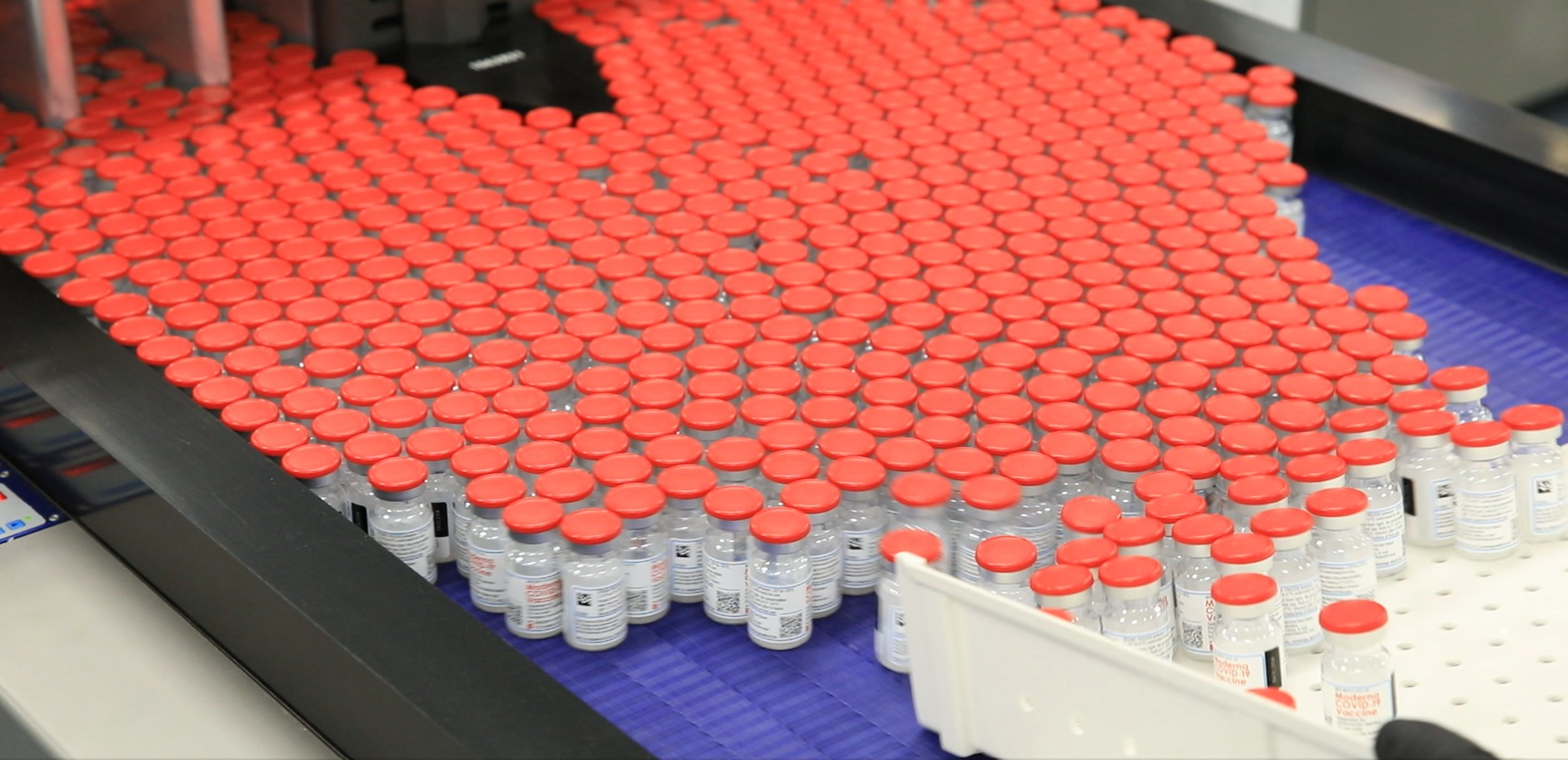 Moderna COVID vaccine vials