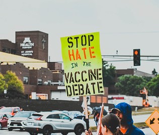 COVID-19 vaccine protest