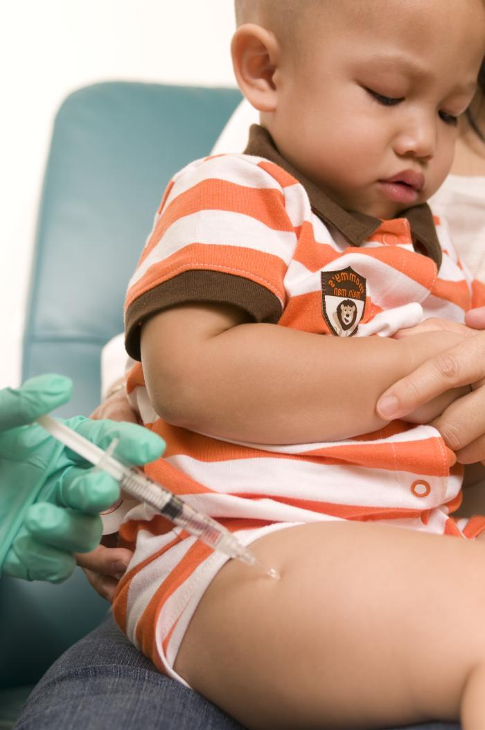 Tetanus vaccination of baby