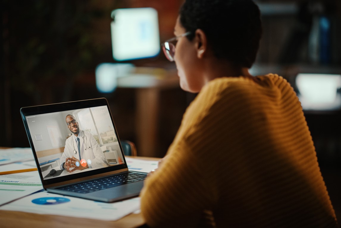 Video call with doctor