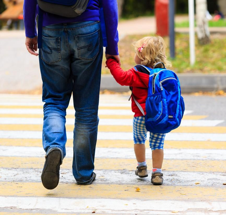 Walking to preschool