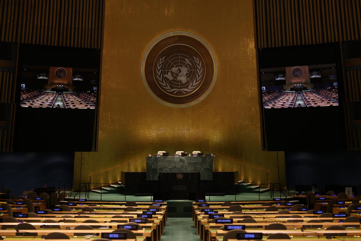 Interior picture of UN headquarters