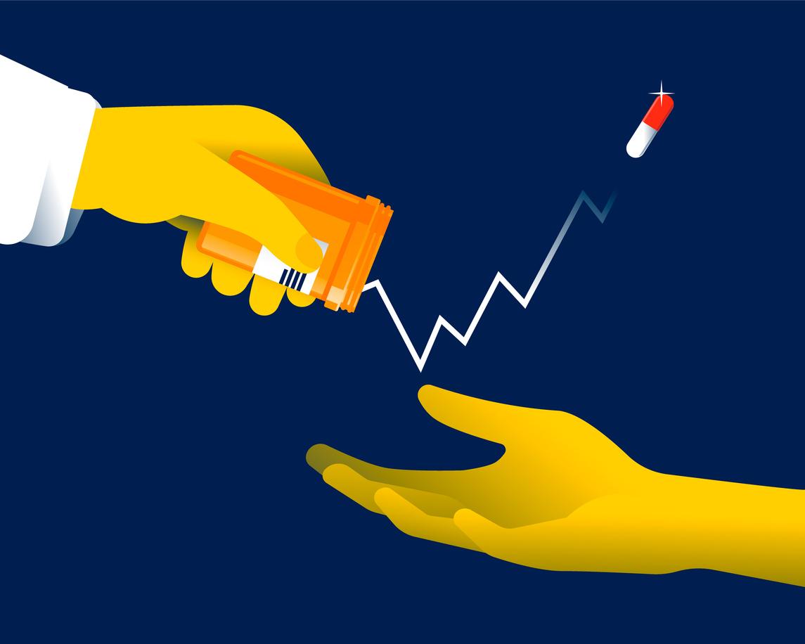 Antibiotic prescribing illustration