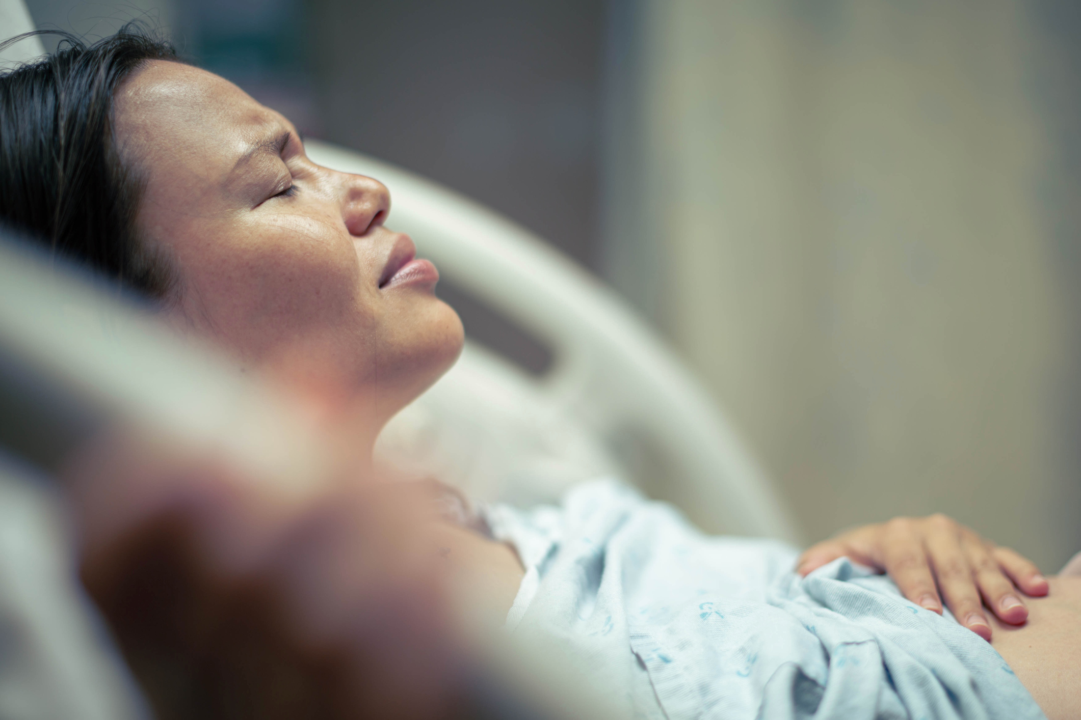 Woman during labor