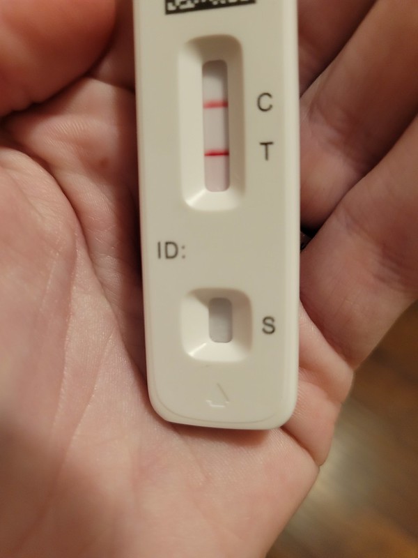 positive covid test