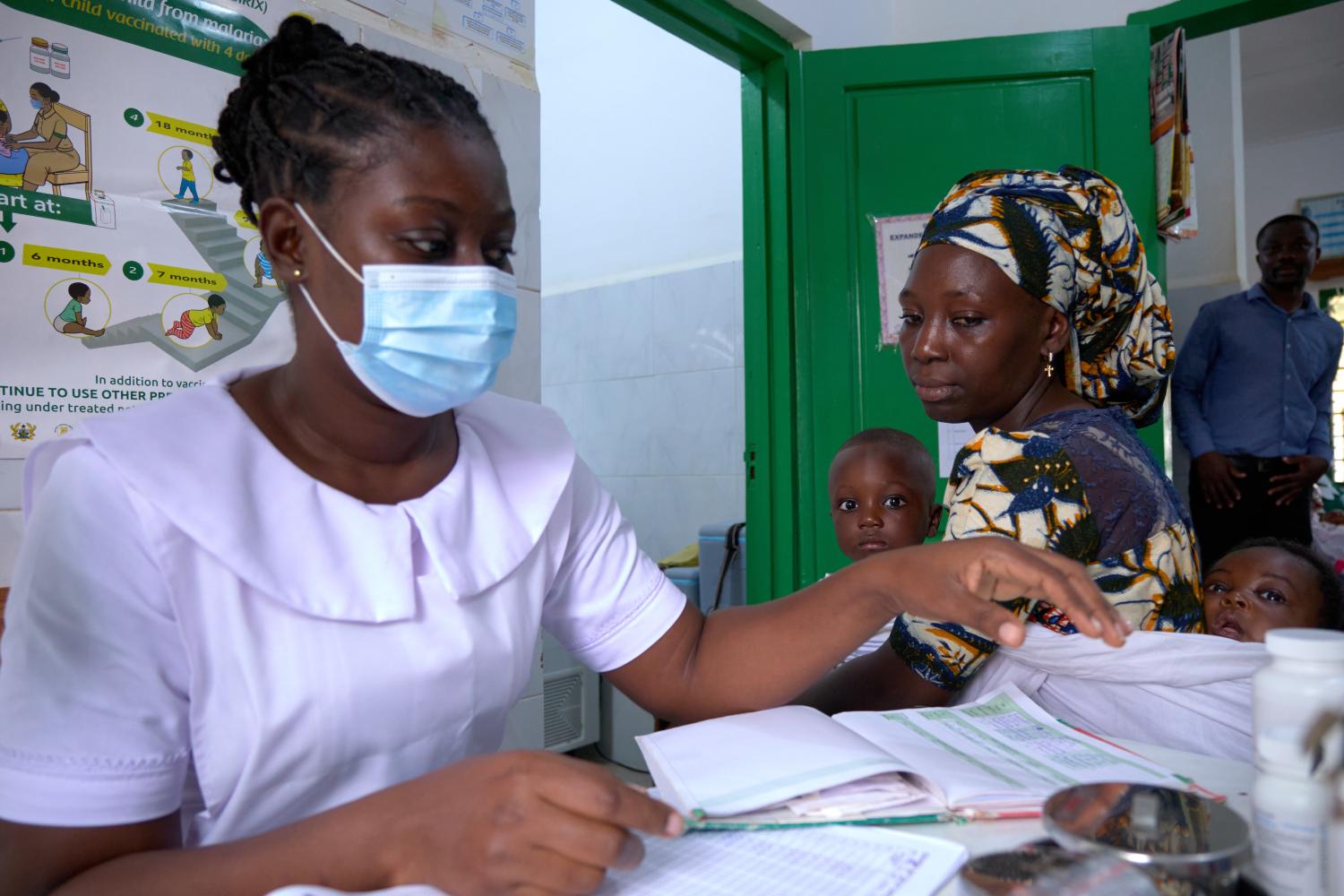 Malaria vaccine campaign in Ghana