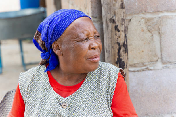 Disabled woman in Africa