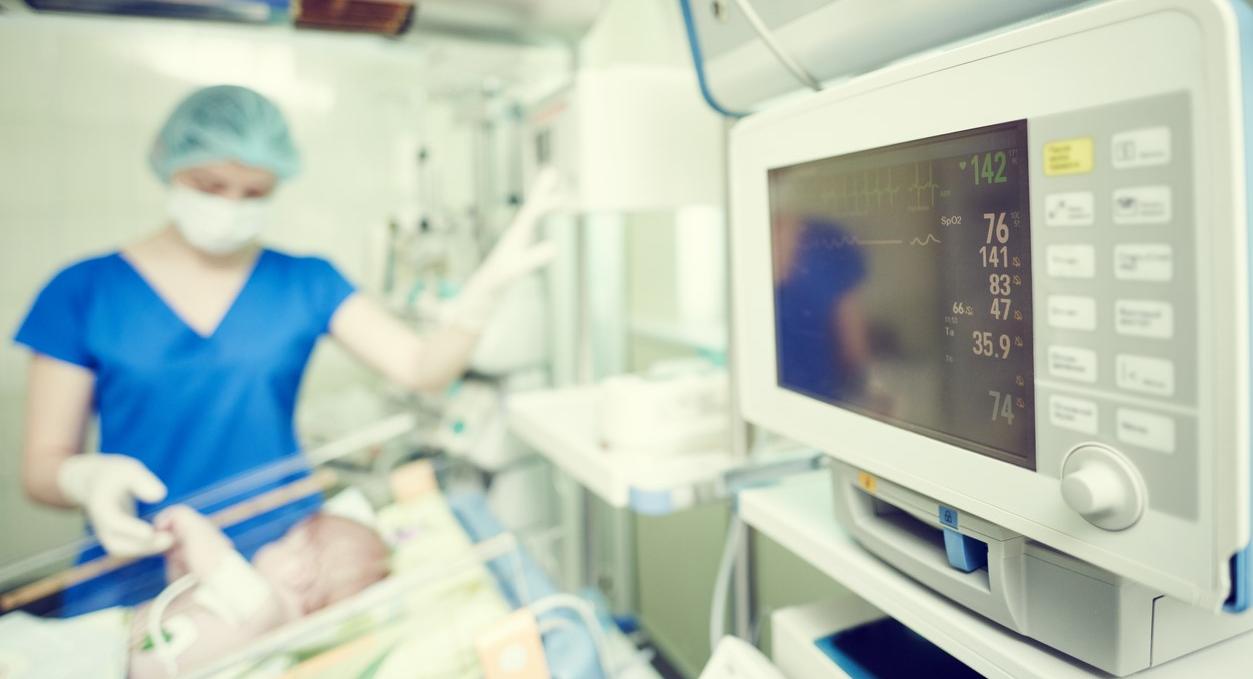 Baby in ICU