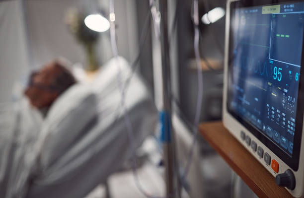 Patient in intensive care unit