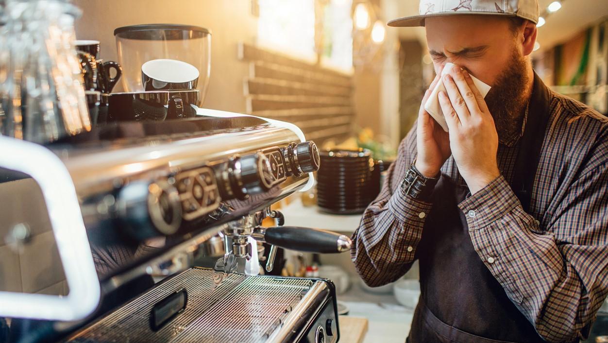 Sick barista