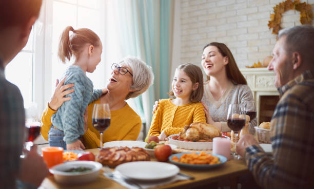 Family at Thanksgiving