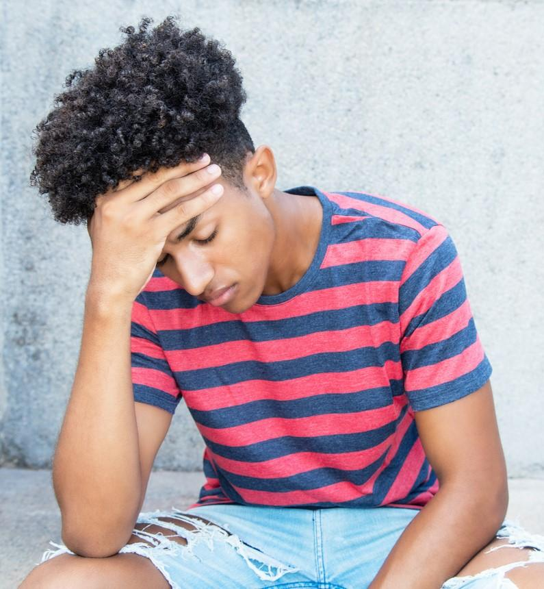 Troubled young man