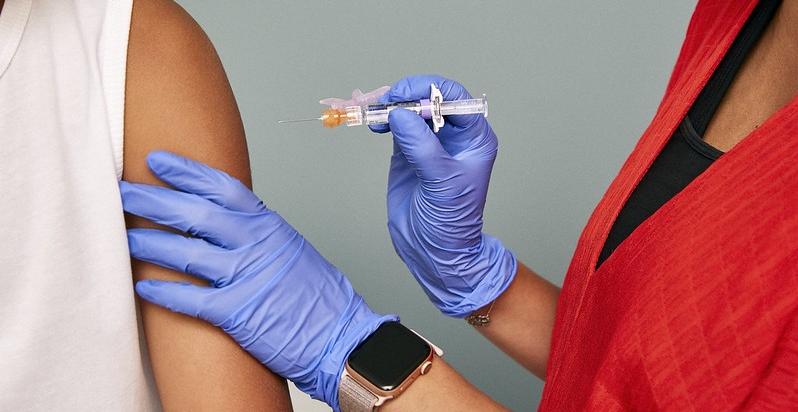Vaccine in arm