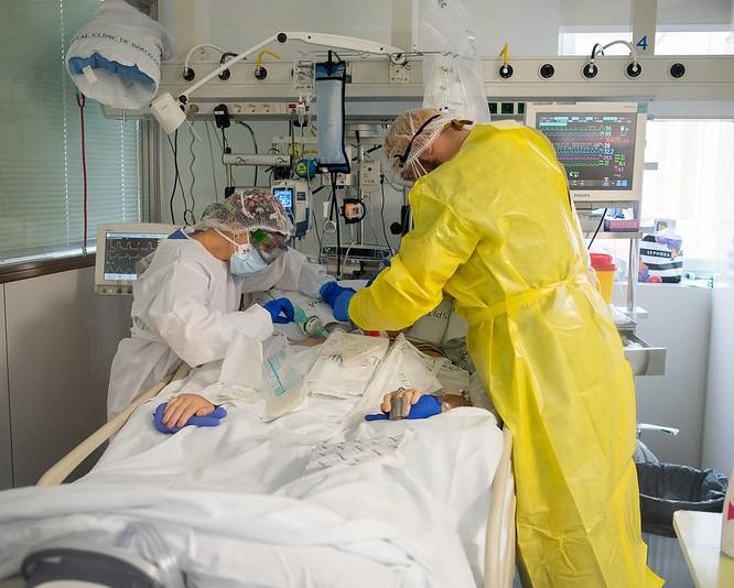 hospital workers