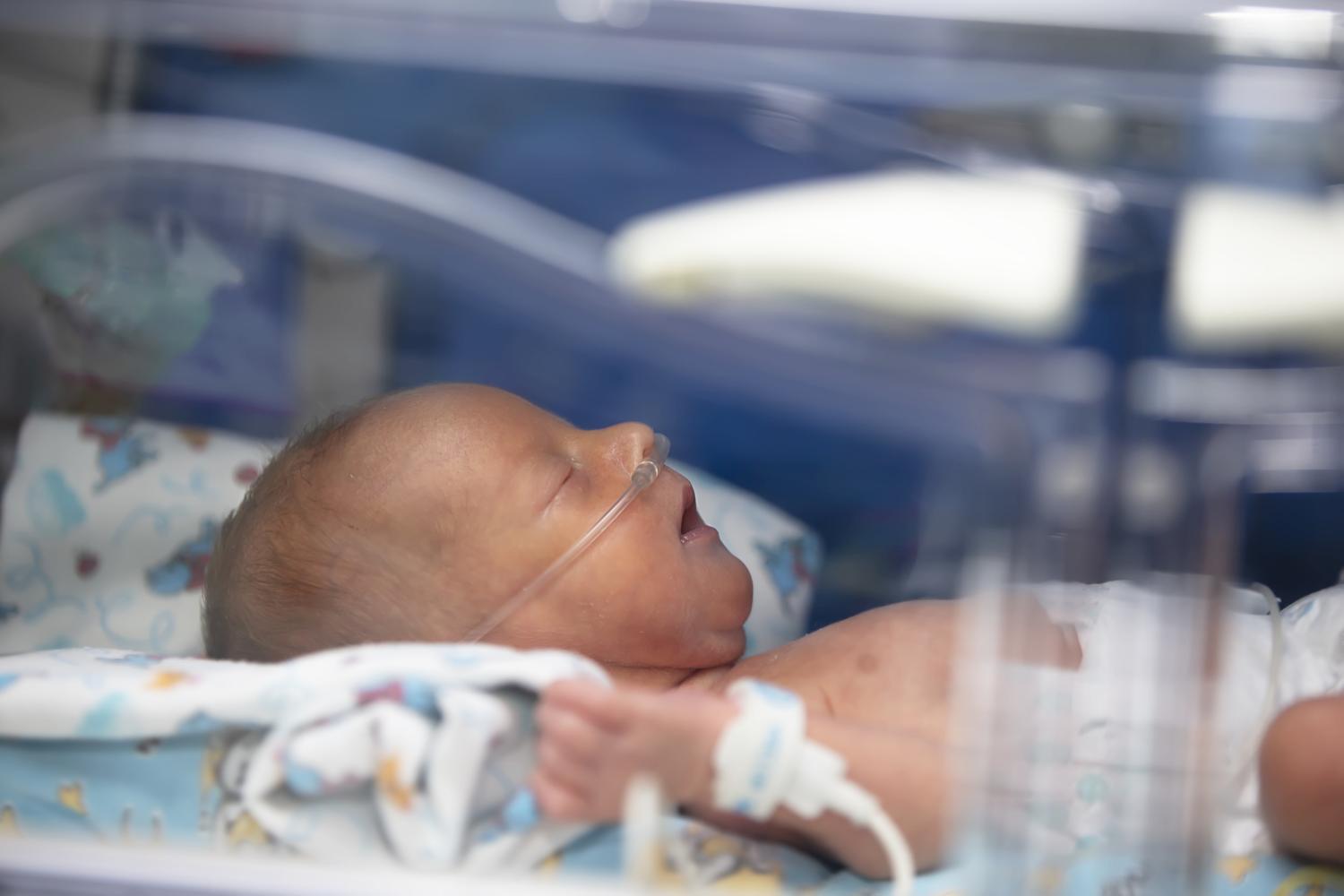 Newborn in hospital