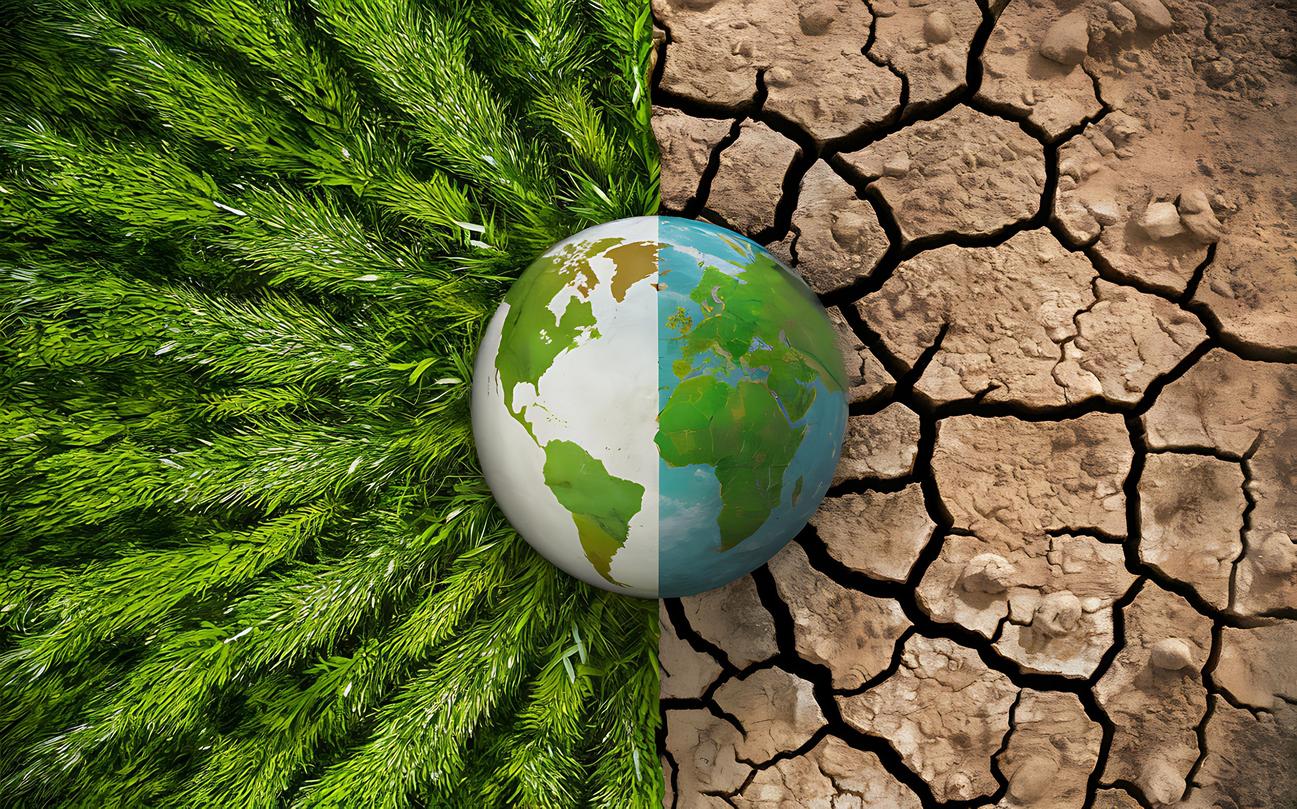 Climate change illustration