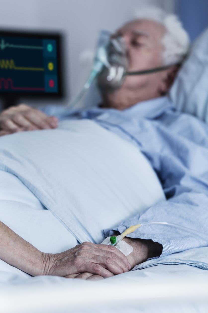 old man dying 