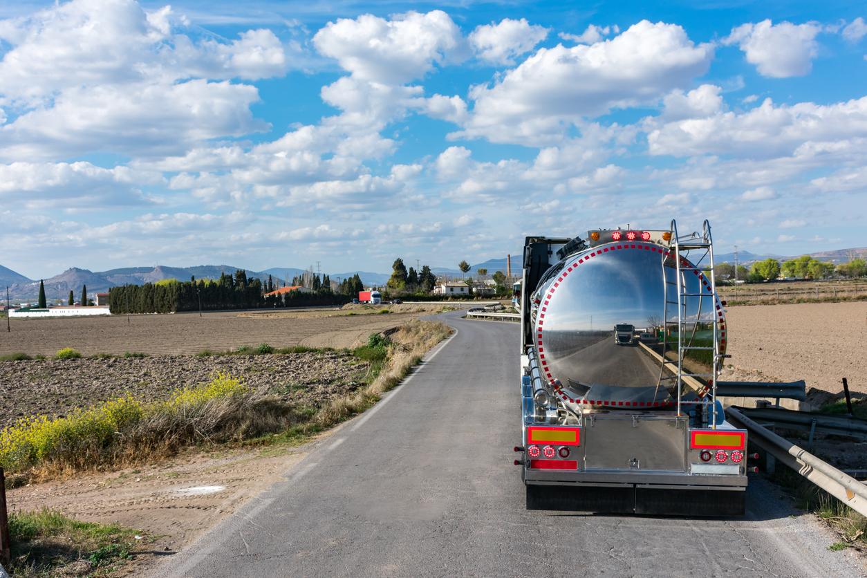 milk tanker truck