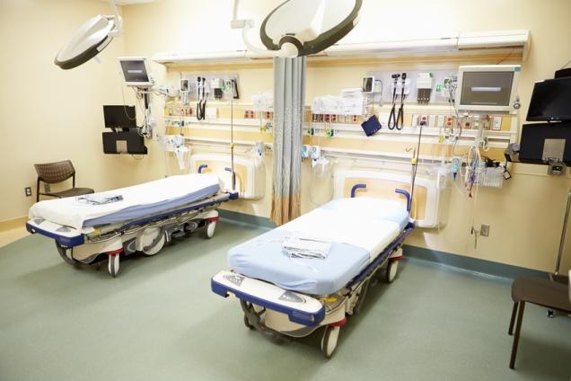 Two emergency room beds
