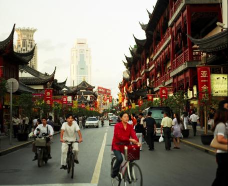 Asian street market