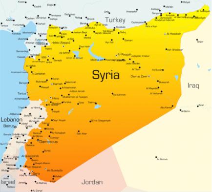 Map of Syria