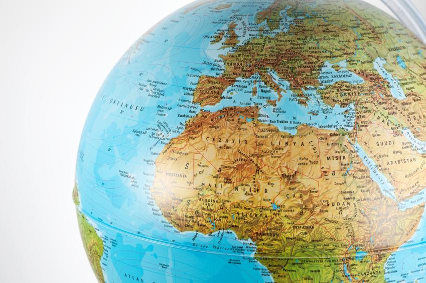 Africa globe