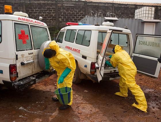 Ebola ambulance disinfection