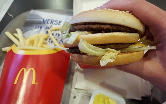 Big Mac hamburger and french fries