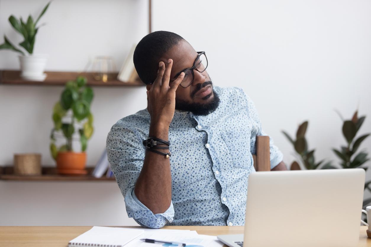 businessman brain fog