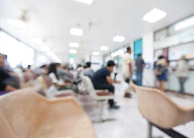 Busy waiting room