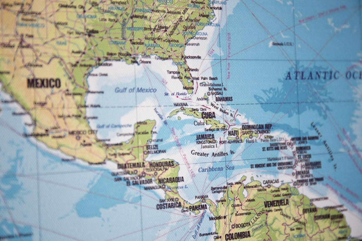 Central America map