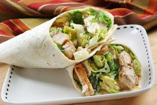 Chicken salad wrap