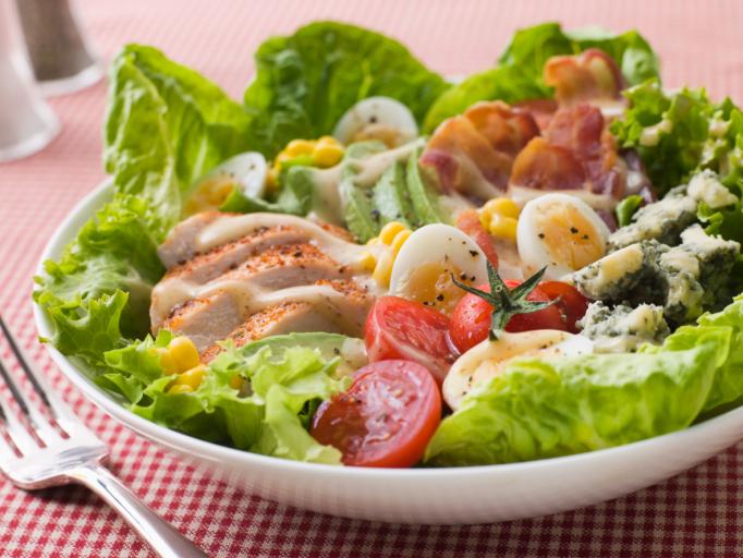 Tossed chicken salad