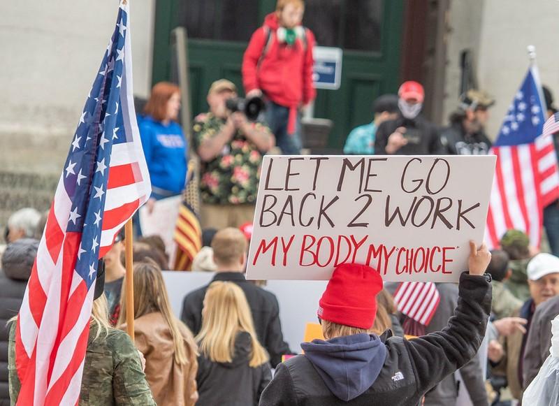 COVID-19 protest in Ohio