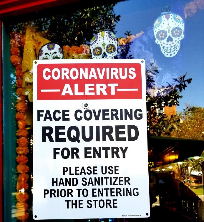 Coronavirus sign